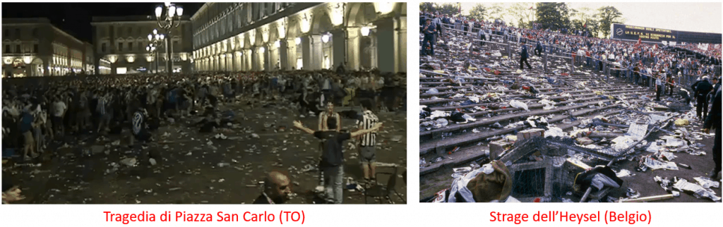 D.M. 18.10.2019: Modifiche al codice di PI - Capitolo G.1. Tragedia di Piazza San Carlo e Strage dell'Heysel